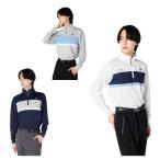  Beverly Hill z Polo Club (BEVERLY HILLS POLO CLUB) Golf одежда рубашка с длинным рукавом мужской panel переключатель . половина ZIP рубашка с длинным рукавом 5132-7675 [2025 год весна лето модель ]