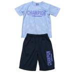 ショッピングチャンピオン tシャツ チャンピオン Champion Tシャツ 上下セット ジュニア キッズ Tシャツ アンド ショーツセット CK-BSW03-310