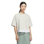 アディダス Tシャツ 半袖 レディース レイヤード ルーズフィット半袖コットンTシャツ KA1019 WU734 adidas