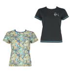 チャムス CHUMS Tシャツ 半袖 レディース チャムス x CW-XウィメンズTシャツ CHUMS X CW-X Women T-Shirt CH18-1306