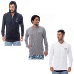 ビラボン BILLABONG ラッシュガード 長袖 メンズ LSラッシュZIPUP 日焼け予防 夏用 冷感 ひんやり 涼しい 紫外線防止 水着 海水浴 プール 水泳 BF011855