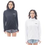 ビラボン BILLABONG ラッシュガード 長袖 レディース LS ZIPラッシュガード 日焼け予防 夏用 水着 海水浴 プール 水泳 BF013853