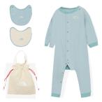 ザ・ノース・フェイス(THE NORTH FACE) ロンパース 長袖 ジュニア ロングスリーブロンパース＆2Pビブ ベビー NTB82402-ST 【国内正規品】