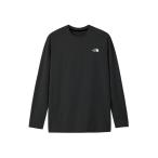 ショッピングノースフェイス tシャツ ザ・ノース・フェイス Tシャツ 長袖 メンズ ロングスリーブフラッシュドライアクションクルー 黒 くろ クロ シンプル ワンポイント NT82581-K ノースフェイス
