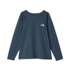 ザ・ノース・フェイス Tシャツ 長袖 レディース ロングスリーブ ES デザインドティー ネイビー 紺 カジュアル ロンT 抗菌防臭加工 ノースフェイス NTW82582-UN
