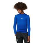  Under Armor бейсбол нижняя рубашка длинный рукав Junior UA COLDGEAR ARMOUR COMPRESSION LONG SLEEVE MOCK NECK SHIRT 1375390-400 UNDER ARMOUR
