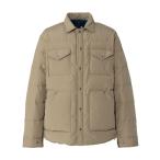 ザ・ノース・フェイス THE NORTH FACE ダウンジャケット メンズ スタッフドシャツ カーキ ライトブラウン アウター ノースフェイス ND92532-CK