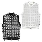  Callaway (Callaway) Golf одежда вязаный лучший мужской тысяч птица ja карта полный Zip вязаный лучший C25219101 [ внутренний стандартный товар ][2025 год осень-зима модель ]