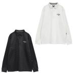  Callaway (Callaway) Golf одежда рубашка-поло длинный рукав мужской обратная сторона ворсистый тысяч птица принт рубашка с длинным рукавом C25233115 [ внутренний стандартный товар ][2025 год осень-зима модель ]