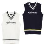  Callaway (Callaway) Golf одежда лучший женский V шея ребра вязаный лучший C25219200 [ внутренний стандартный товар ][2025 год осень-зима модель ]