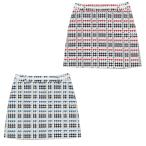  Callaway (Callaway) Golf одежда юбка женский 8WAY стрейч тысяч птица принт юбка C25228211 [ внутренний стандартный товар ][2025 год осень-зима модель ]