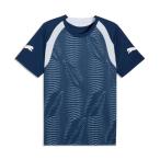  Puma (PUMA) футбол одежда p Ractis рубашка короткий рукав мужской футбол INDIVIFINAL рубашка с коротким рукавом 660865 02