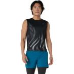  Asics asics бег одежда футболка безрукавка мужской бег графика Lee breath 2011D486-001