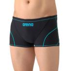 アリーナ(arena) 競泳水着 ショートスパッツ ジュニア トレーニングスパッツ ショートレッグ AS6SWM04B-BKBL