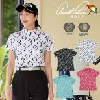 Arnold Palmer arnold palmer Golf одежда рубашка с коротким рукавом женский диагональный Logo принт mok шея рубашка с коротким рукавом AP220301F05 [2026 год весна лето модель ]