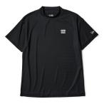  New Era (NEW ERA) Golf одежда рубашка с коротким рукавом женский GFW SS MID NECK TEE LG EMB BLK 14859871 [ внутренний стандартный товар ][2026 год весна лето модель ]