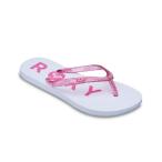  Roxy ROXY пляжные шлепанцы Junior Kids RG VIVA SPARKLE пляжные шлепанцы ARGL261263-WPN [ внутренний стандартный товар ]
