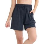  Roxy (ROXY) шорты для серфинга средний женский AUROLA SHORTS спортивные шорты контакт охлаждающий medium длина RBS261020-BBK [ внутренний стандартный товар ][2026 год весна лето модель ]