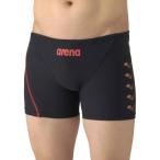 アリーナ(arena) トレーニング水着 スパッツ メンズ トレーニングスパッツ ミドルレッグ AS6SWM09M-BKRD