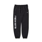  New Era NEW ERA тренировочный брюки мужской женский SWEATPANTS BRAND NAME LOGO BLK 15129285 [ внутренний стандартный товар ]
