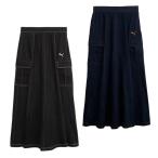  Puma (PUMA) юбка длинный длина женский ESSe уровень -tedo Denim Like вязаный юбка 638507