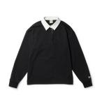  New Era (NEW ERA) Golf одежда рубашка-поло длинный рукав женский Women's длинный рукав регби рубашка квадратное Logo черный 15129403