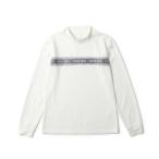  New Era (NEW ERA) Golf одежда рубашка с длинным рукавом женский Women's длинный рукав mok шея футболка Logo полоса белый 15129404