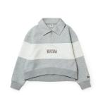  New Era (NEW ERA) Golf одежда тренировочный женский Women's длинный рукав тренировочный половина Zip рубашка-поло panel Heather серый 15129380