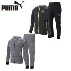 プーマ ( PUMA ) トレーニングウェア 上下セット(メンズ) 裏起毛フードスウェットジャケット+裏起毛スウェットパンツ 514762+514763