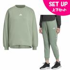  Adidas тренировочный одежда верх и низ в комплекте женский слово Crew спортивная фуфайка + слово тренировочный брюки JN9965 KQD28+JN9961 KQD27 adidas