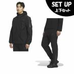 ショッピングアディダス アディダス(adidas) ウインドブレーカー 上下セット メンズ MH 撥水ウィンドジャケット+MH 撥水保温ウィンドパンツ KA1307 TC478+KA1301 QU803