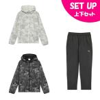 プーマ(PUMA) ウインドブレーカー上下セット レディース 柄切替 裏トリコットWB フードJK+ワンポロゴ 裏トリコットWB PT 528004+528005