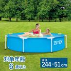  бассейн INTEX Inte ks рама бассейн большой диаметр 244×51cm 6 лет и больше metal рама бассейн 28205 od