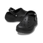 クロックス クロックサンダル メンズ レディース バヤ プラットフォーム ラインドクロッグ 208708-001 crocs
