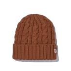  New Era NEW ERA вязаная шапка мужской женский low gauge кафф вязаный Wool Blend шерсть Blend Camel 13751294[ почтовая доставка возможно ] od