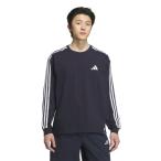 [ почтовая доставка бесплатная доставка ] Adidas футболка длинный рукав мужской Esse n автомобиль ruz плюс Roo z Fit s Lee полоса s футболка с длинным рукавом JW6935 JUP88 adidas od