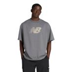 [ почтовая доставка бесплатная доставка ] New balance (new balance) футболка короткий рукав мужской Short рукав футболка AMT53171-CAS od