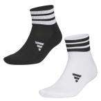  Adidas (adidas) Golf носки женский s Lee полоса s лодыжка носки TA742 [ внутренний стандартный товар ][2026 год весна лето модель ] od