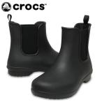 クロックス crocs レインブーツ レディース フリーセイル チェルシー ブーツ ウィメン 204630-060 run