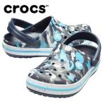 クロックス サンダル ジュニア crocband camo speck clog kids クロックバンド カモ クロッグ キッズ 205301-498 crocs run