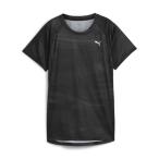 [ почтовая доставка бесплатная доставка ] Puma бег одежда футболка короткий рукав женский RUN Velo City AOP короткий рукав T 527256 01 PUMA