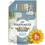 「セット販売」「P&Gジャパン」レノアハピネス夢ふわタッチ　ホワイトティー　つめかえ超特大　1285ml　6個セット　