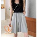 レディースシフォンパンツハーフパン...