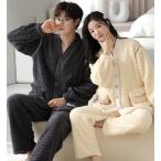 ショッピングペア カップル オリジナル ペア パジャマ もこもこ カップルフランネル  パジャマ 秋冬 ペア プレゼント お揃い プレゼント ギフト ペア カップル ルームウェア 可愛い単品売り