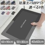 珪藻土バスマット 玄関マット 風呂 浴室 キッチンマット 北欧風 室内 吸水 カーペット 屋内 台所 脱衣所 洗面所 おしゃれ シンプル 洗える 滑り止め 抗菌