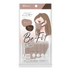 ショッピングアイリスオーヤマ マスク 不織布 アイリスオーヤマ 美フィットマスク ふつうサイズ 7枚 アッシュピンク×ブラウン PK-BFC7MUC