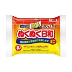 興和 ホッカイロ ぬくぬく日和 貼るミニ10個 ( 衣類に貼るタイプの使い捨てカイロ )