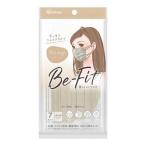 ショッピングアイリスオーヤマ マスク 不織布 (送料無料・まとめ買い×10個セット)アイリスオーヤマ 美フィットマスク ふつうサイズ 7枚 ペールベージュ PK-B7MXQ