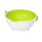 【お一人様1個限り特価】スピンホイール コランダー ラージ (グリーン) キッチン用ざる
