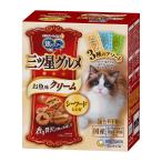 (まとめ買い×3個セット)ユニ・チャーム 銀のスプーン 三ツ星グルメ お魚味 クリーム シーフード レシピ 3種のアソート 180g 猫用 (送料無料)